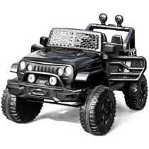 Детский электромобиль Jeep M 5734 EBLR-2, кожаное сиденье